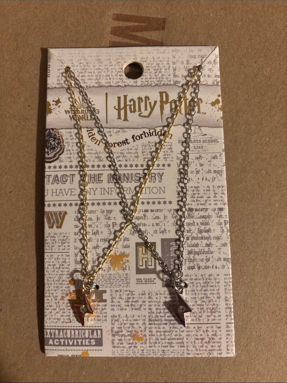 Harry Potter Bestie Dainy Lightning Necklace Set Bolt